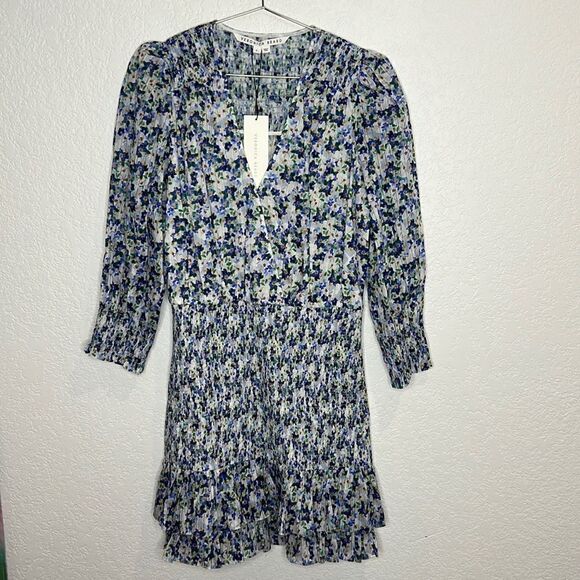 NWT Veronica Beard Darrah Dress Cobalt Multi Size 6 - Picture 2 of 15